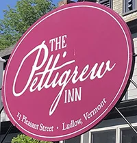 zoomed in image of Pettigrew Signage