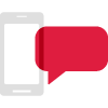 Text messaging icon