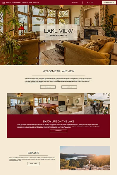 Lake-View-BnB-Template