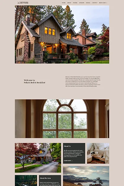 polaris bed & breakfast template