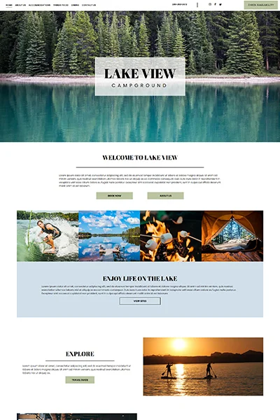 Lake-View-Campground-Template