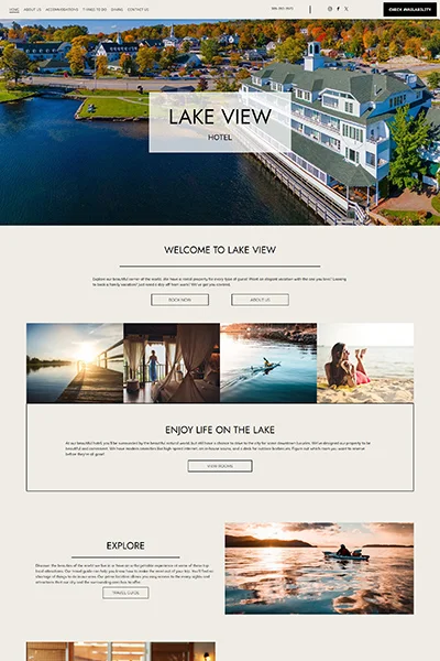 lakeview hotel template